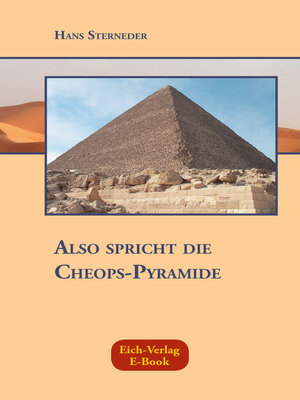 cover image of Also spricht die Cheops-Pyramide